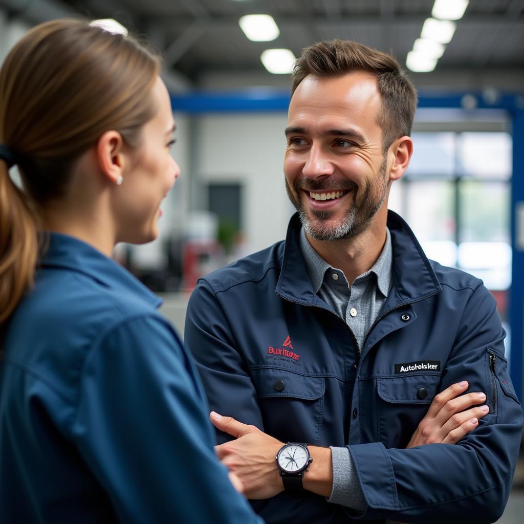 Individuelle Kundenberatung bei Autohölzer Leverkusen:  Transparente Kostenvoranschläge und persönliche Betreuung.