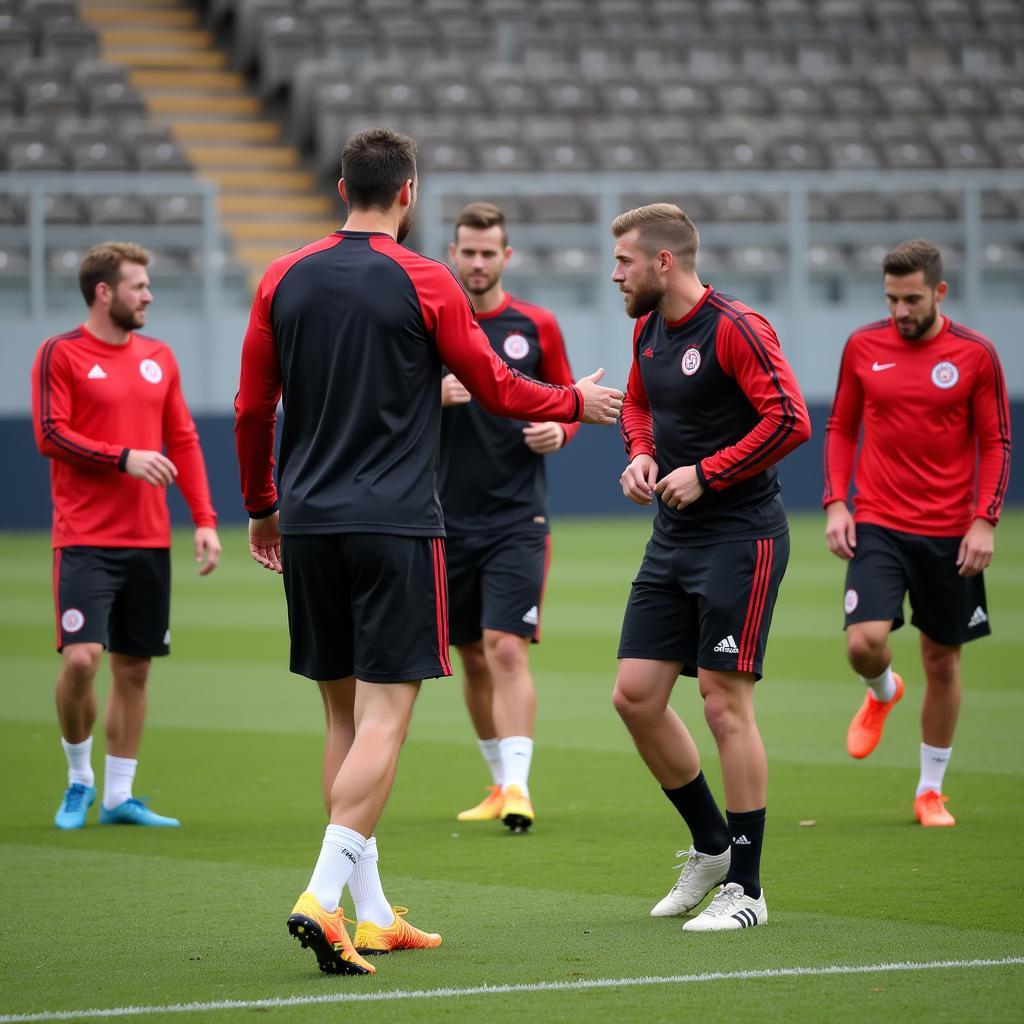 Leistungssteigerung durch Physiotherapie bei Bayer Leverkusen