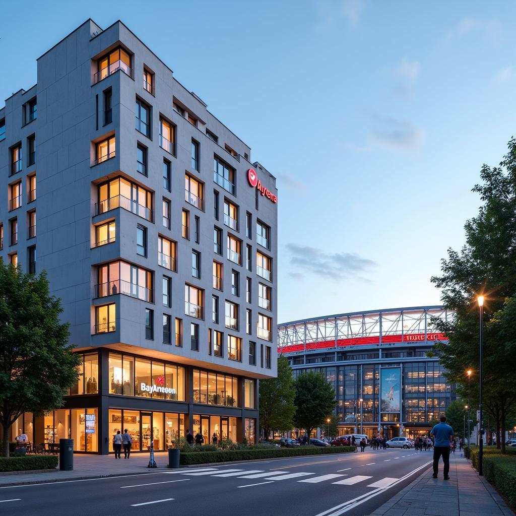 Hotel in der Altstadt von Leverkusen, nahe der BayArena