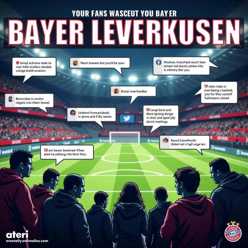 Fan-Diskussionen über die Leverkusen Aufstellung in Social Media