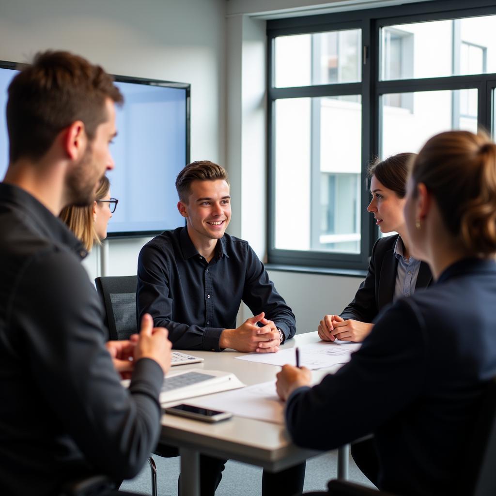 Bewerbungsgespräch für die Leverkusen Ausbildung