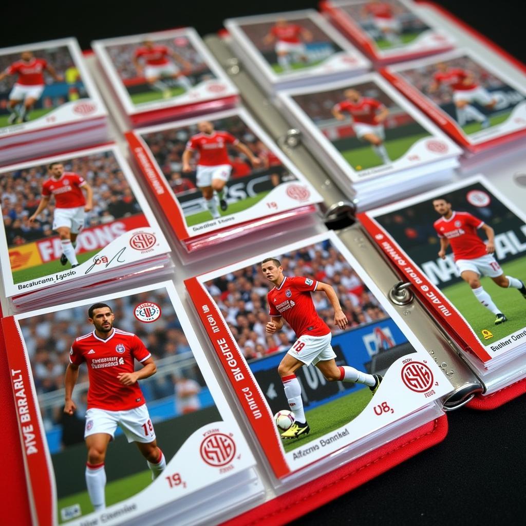 Bayer 04 Leverkusen Autogrammkarten Sammlung