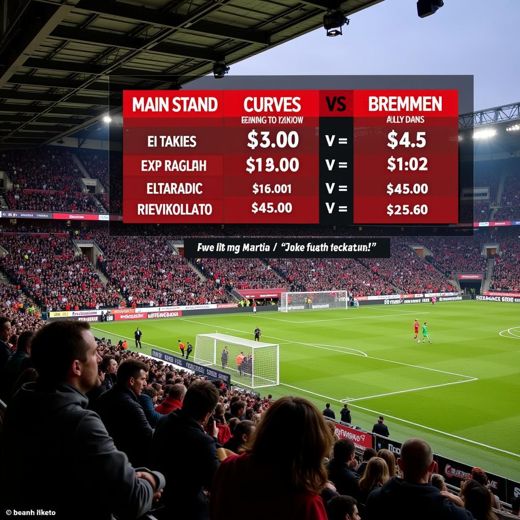 Leverkusen Bremen Ticketpreise im Stadion