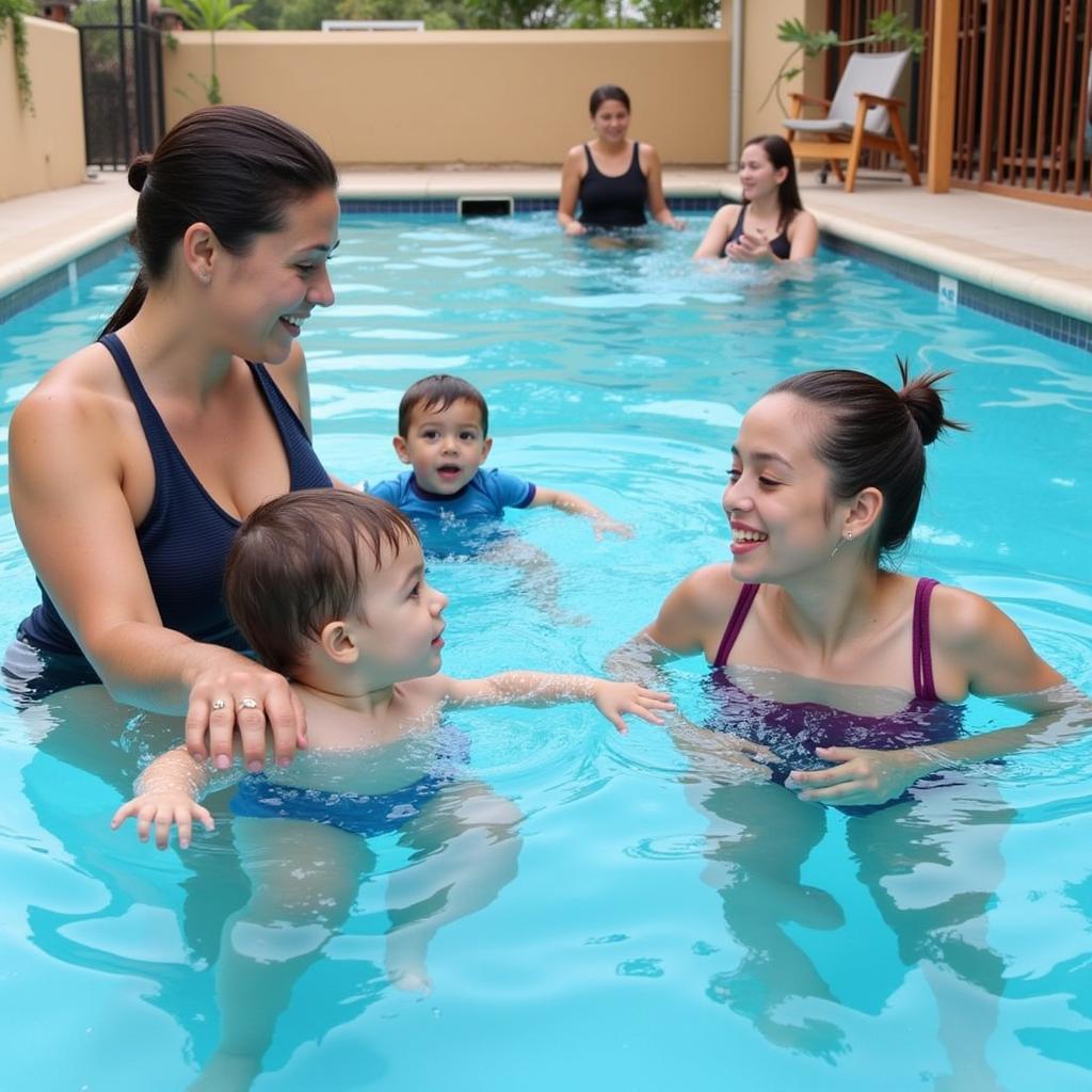 Preise und Kurszeiten für Babyschwimmen im Calevornia Leverkusen