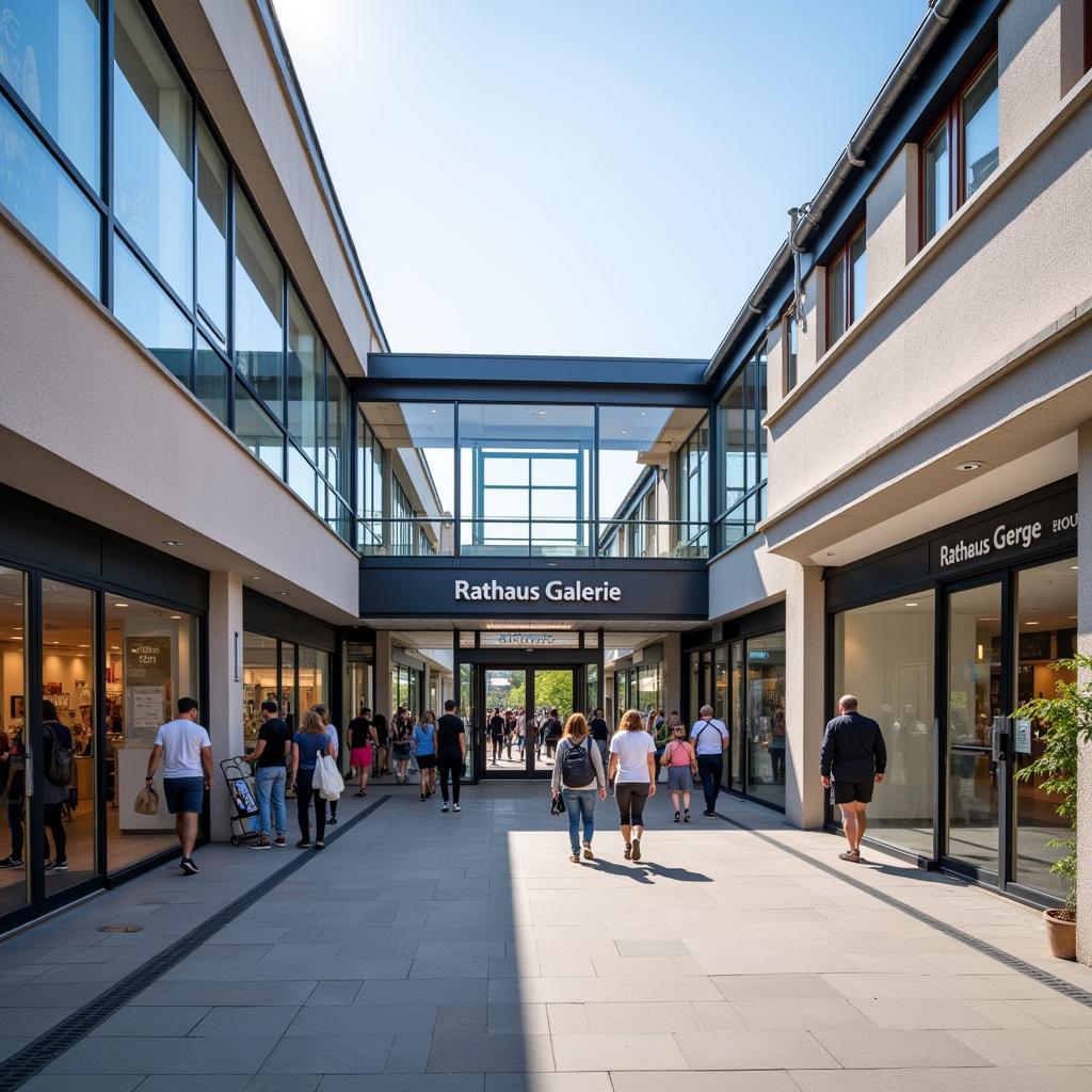 Leverkusen Rathaus Galerie Einkaufszentrum