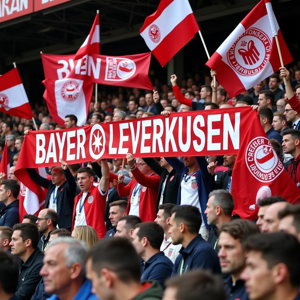 Leverkusen Fans Support