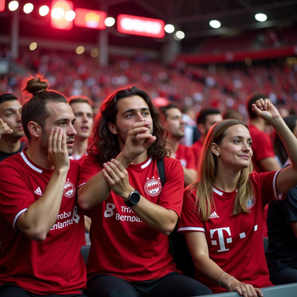 Die Fans von Bayer Leverkusen:  Unverzichtbare Unterstützung für die Mannschaft.