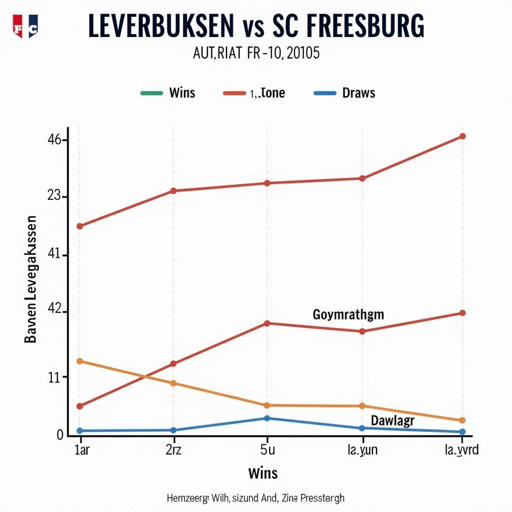 Formkurvenvergleich Bayer 04 Leverkusen und SC Freiburg