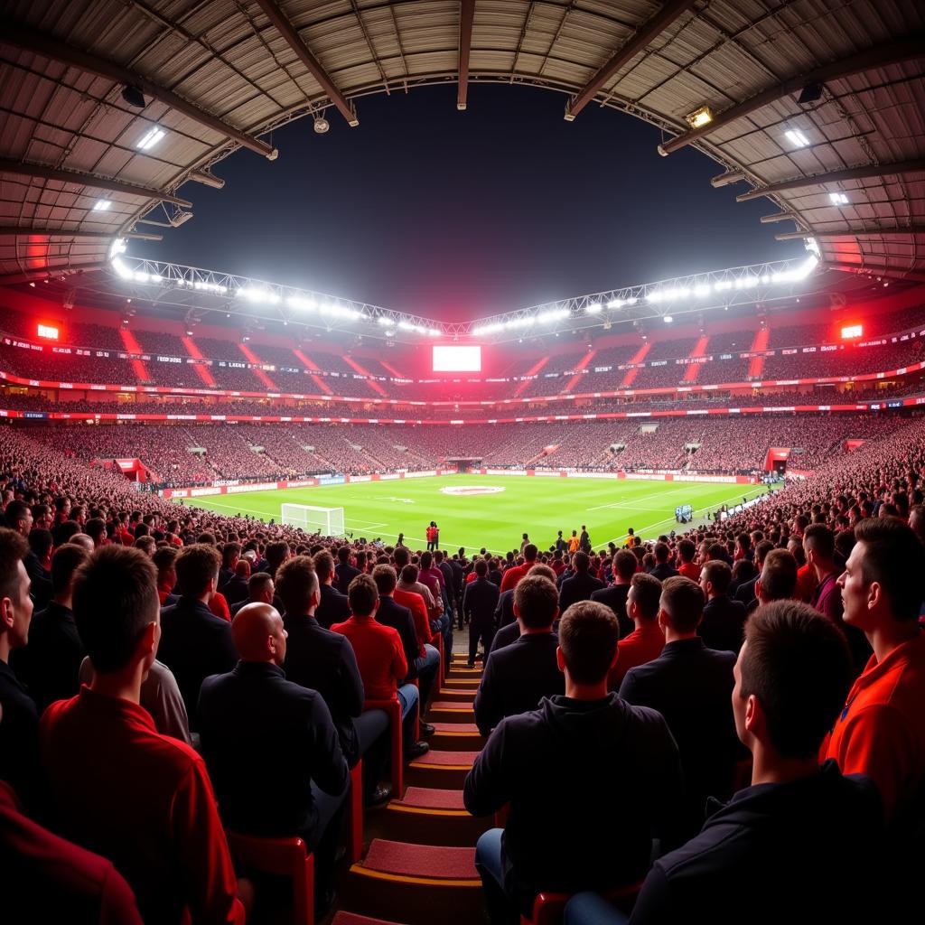 Leverkusen Kaiserslautern Anpfiff im Stadion