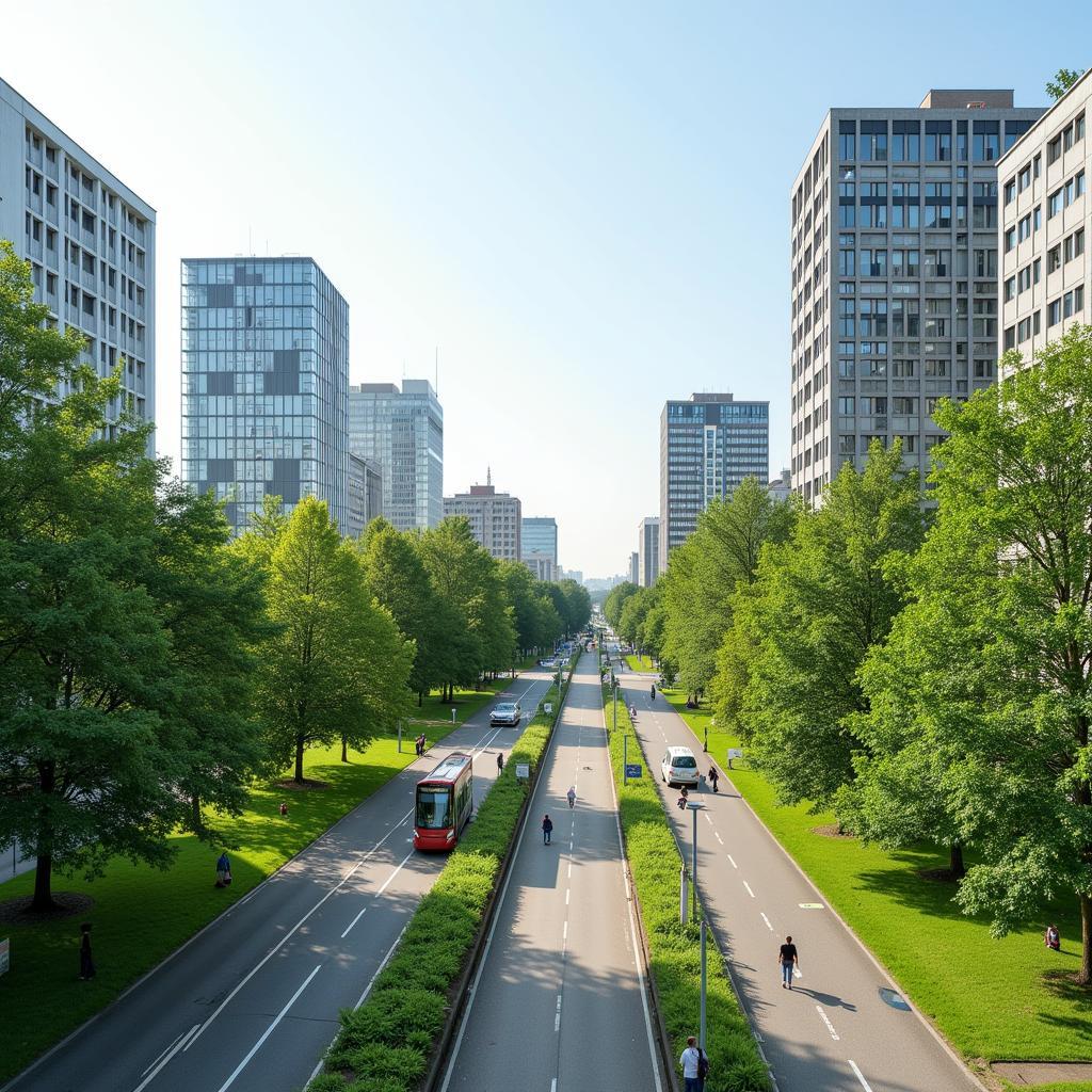 Nachhaltigkeit und Lebensqualität in Leverkusen mit 13.500 Einwohnern in Wiesdorf