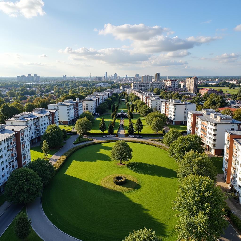 Leverkusen Schlebusch Wohngebiet