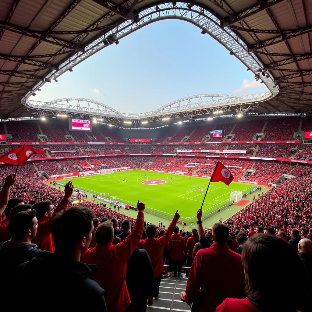 Leverkusen Stuttgart Live Stream: Stadion Atmosphäre