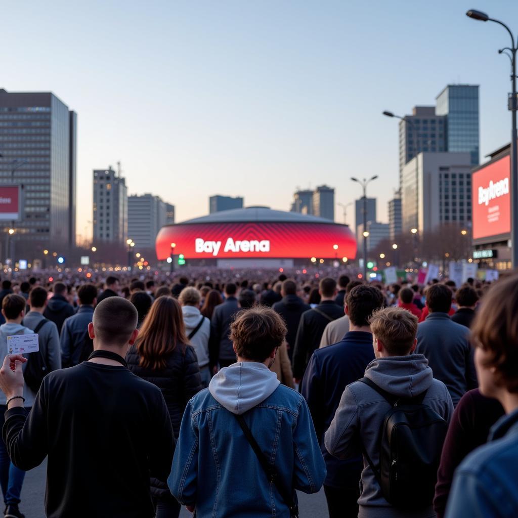 Anreise zum Stadion mit dem Leverkusen Ticket