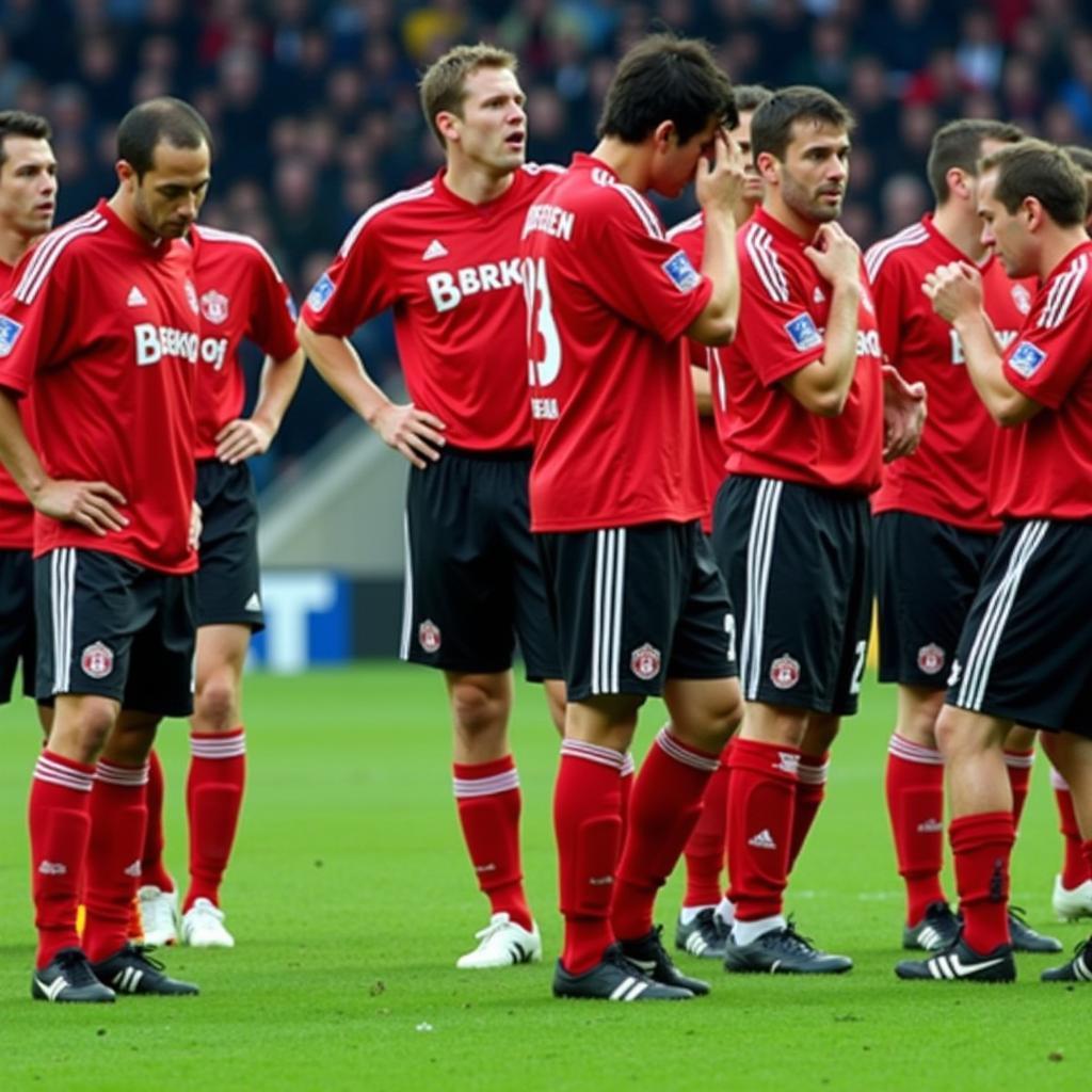 Bayer 04 Leverkusen verpasst die Meisterschaft 2002 nach einer dramatischen Saison.