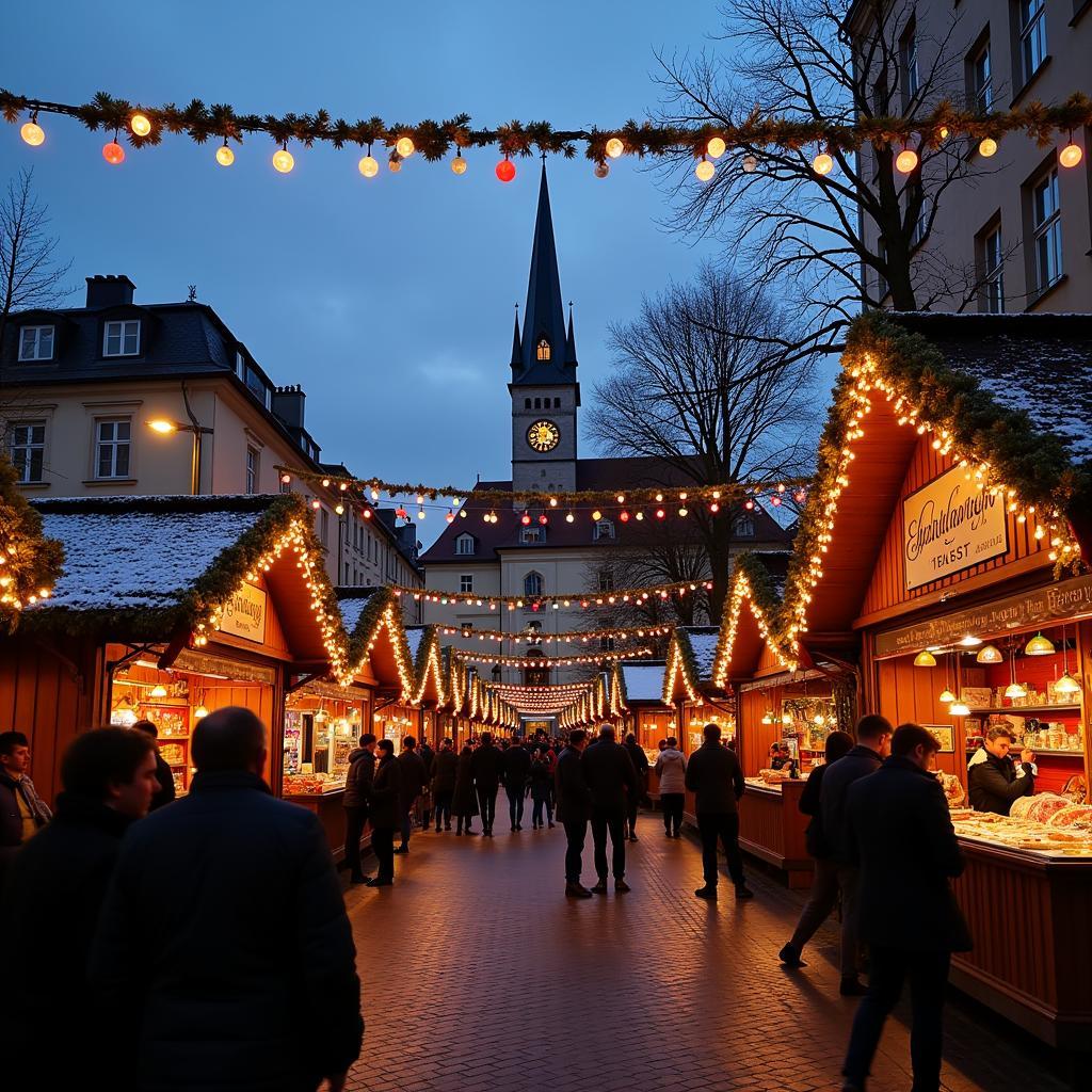 Weihnachtsmarkt am Wiesdorfer Platz