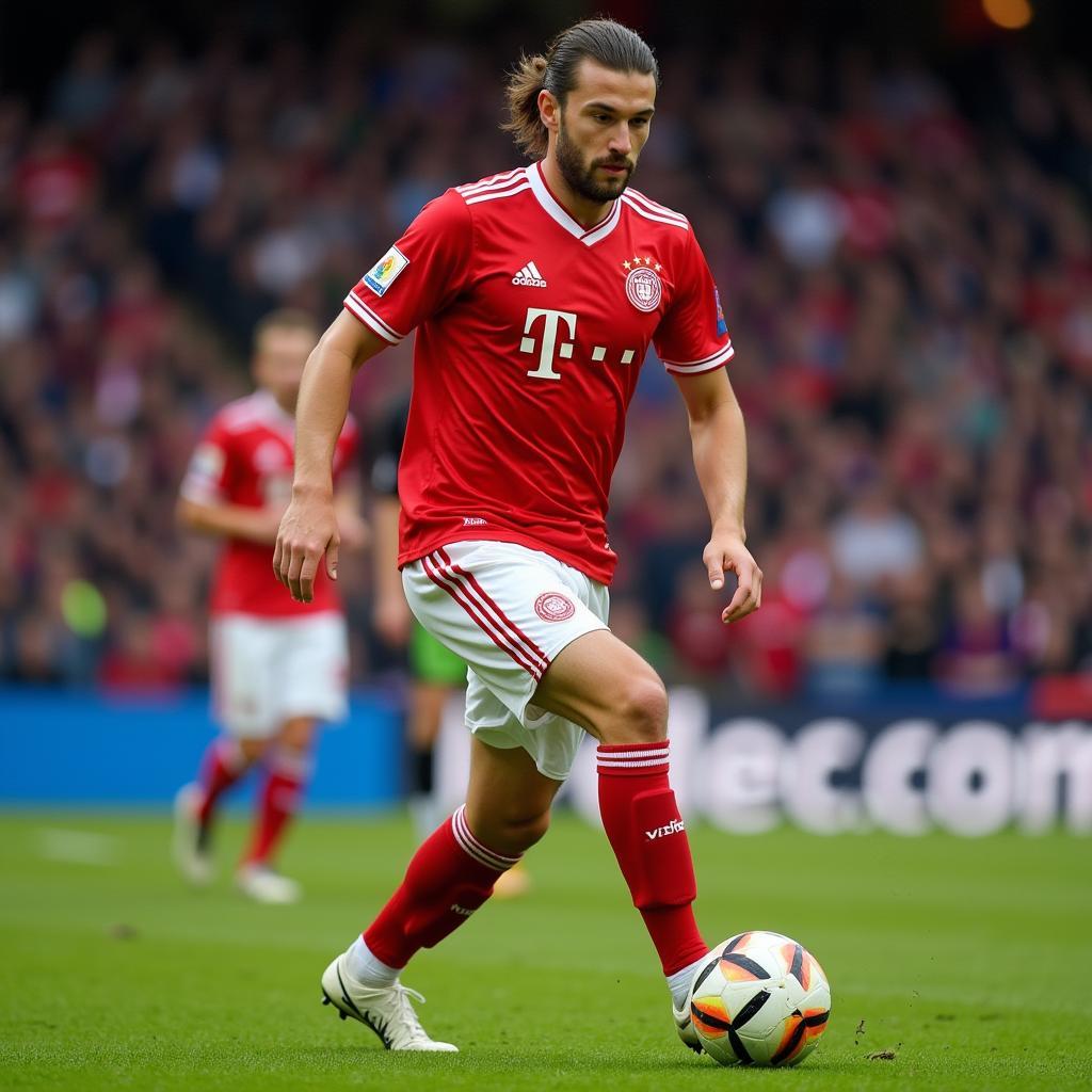 Lucio Wagner im Trikot von Bayer 04 Leverkusen.