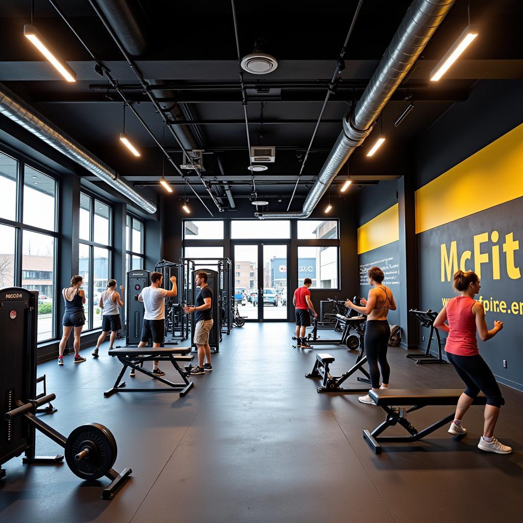 McFit Leverkusen Studio Innenansicht