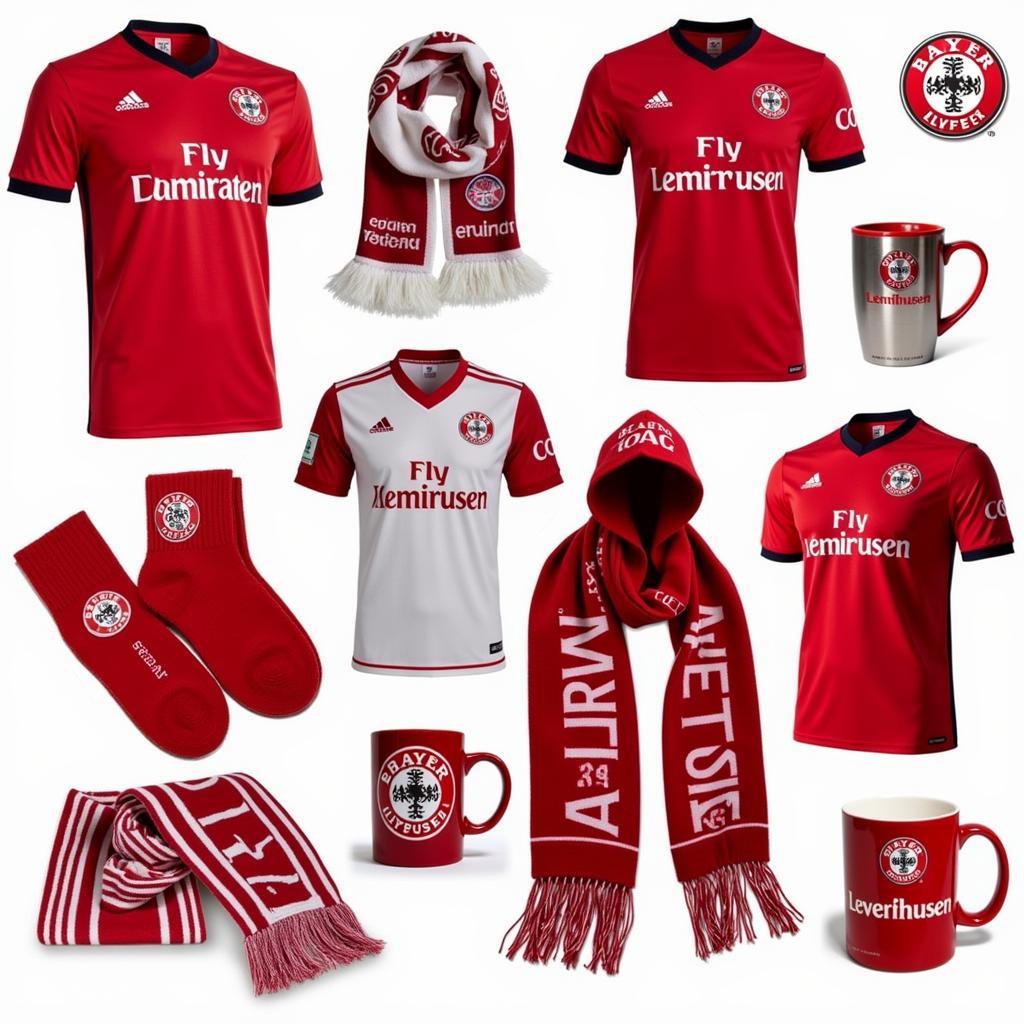 Bayer Leverkusen Fanartikel:  Von Trikots bis zu Accessoires – ein Blick auf das vielfältige Angebot für Fans