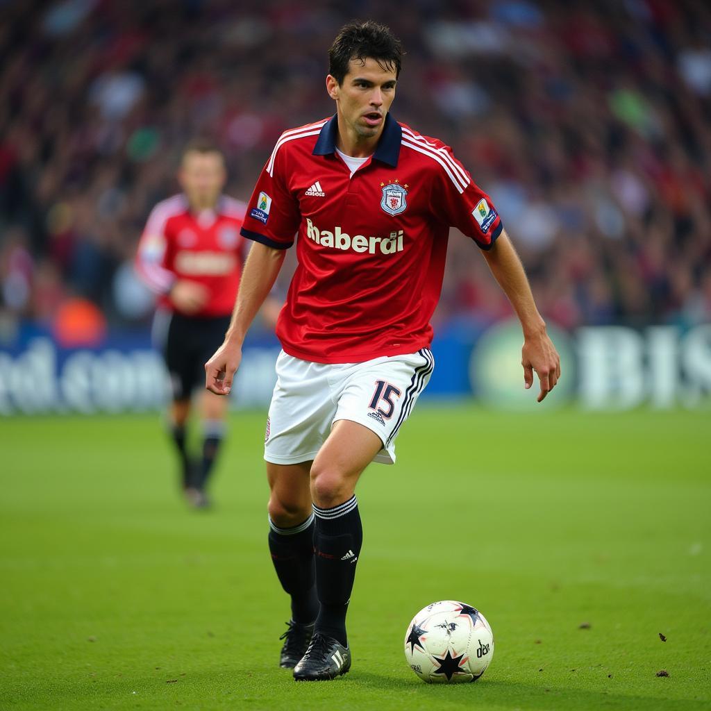 Michael Ballack in der Champions League mit Bayer Leverkusen