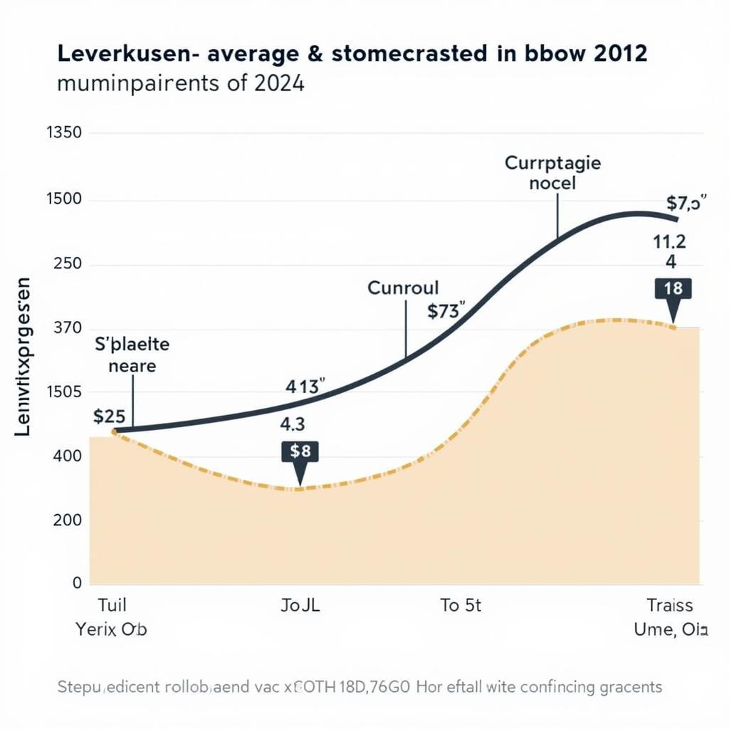 Grafik der Mietpreise für 4-5 Zimmer Wohnungen in verschiedenen Stadtteilen Leverkusens