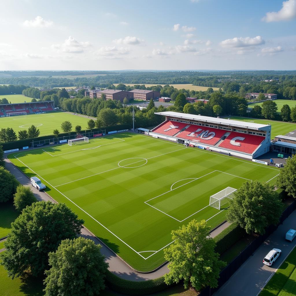 Modernste Trainingsanlagen der Akademie 360 Grad Leverkusen