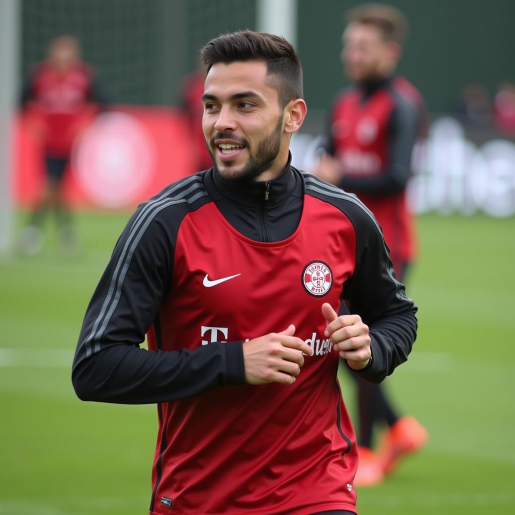 Nadiem Amiri Gehalt Leverkusen Training