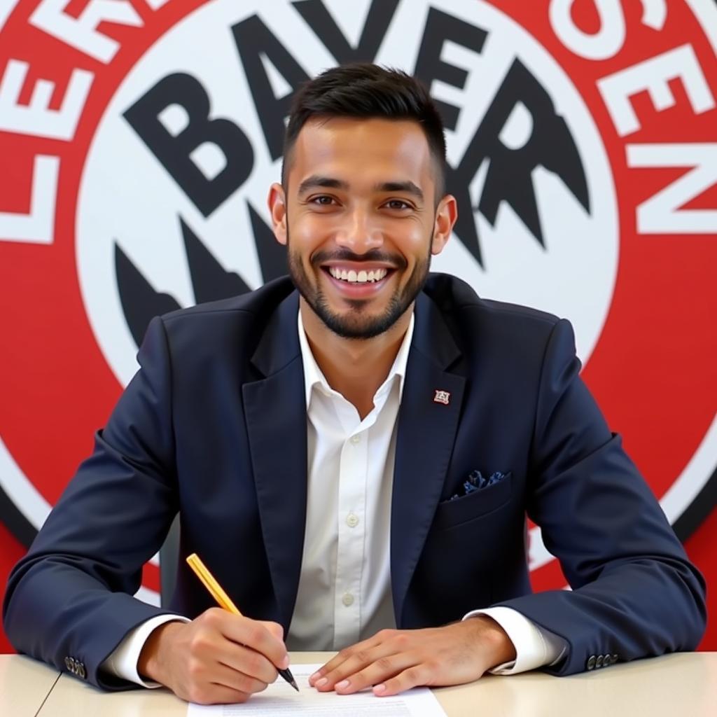 Nadiem Amiri beim Wechsel zu Bayer 04 Leverkusen