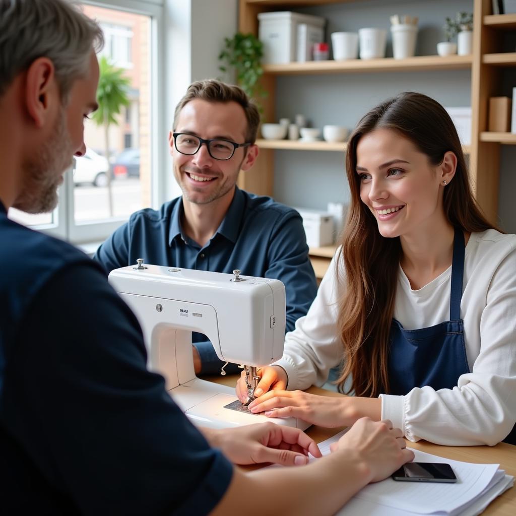 Kundenservice für Nähmaschinen Reparatur in Leverkusen