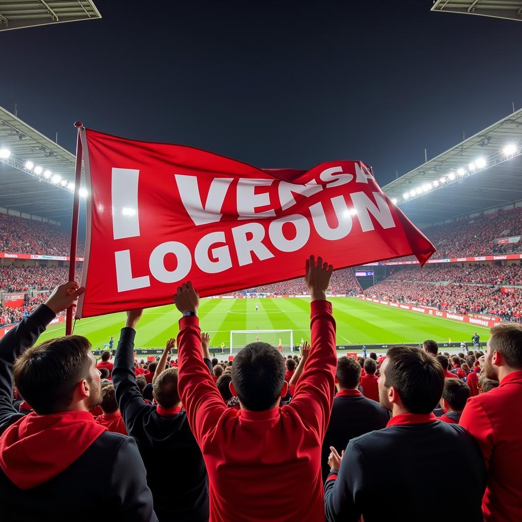 Nana Leverkusen Fangesang in der BayArena