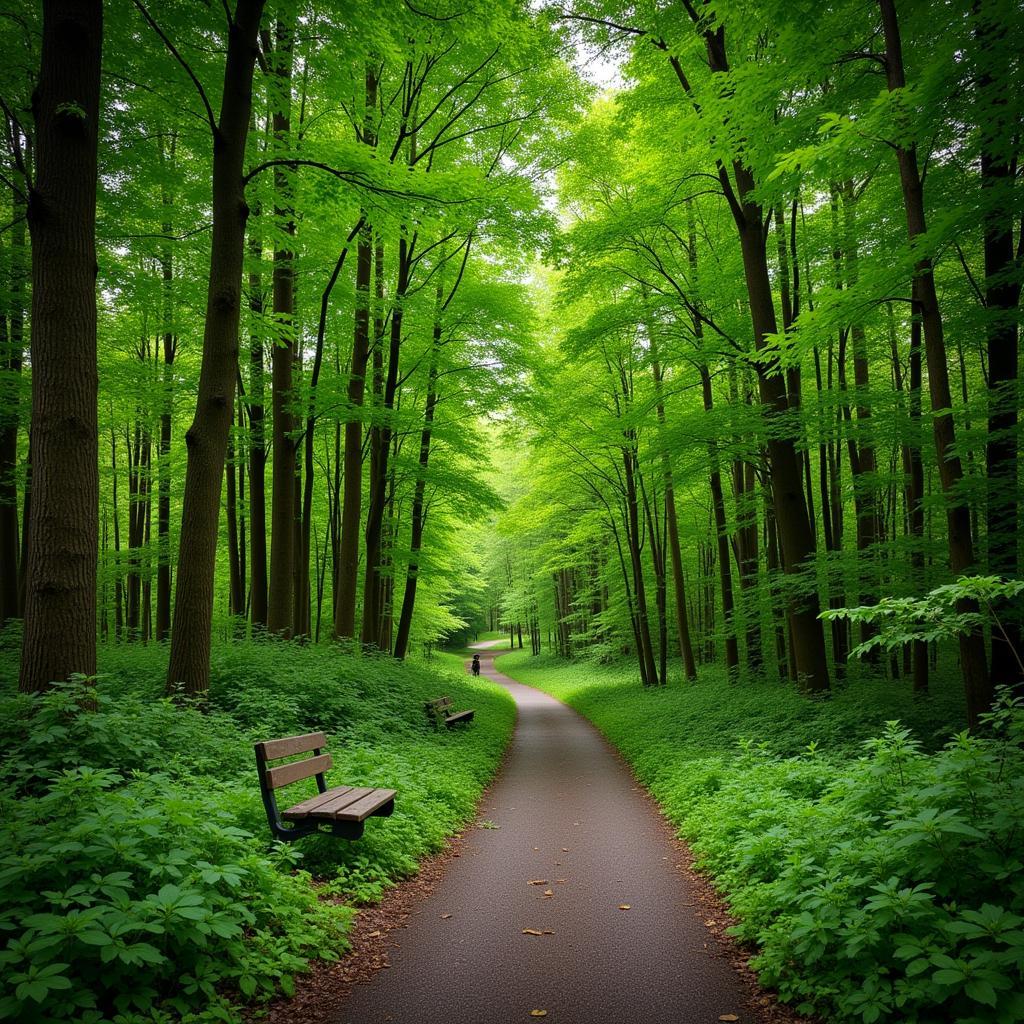 Natur pur im Königsforst bei Leverkusen