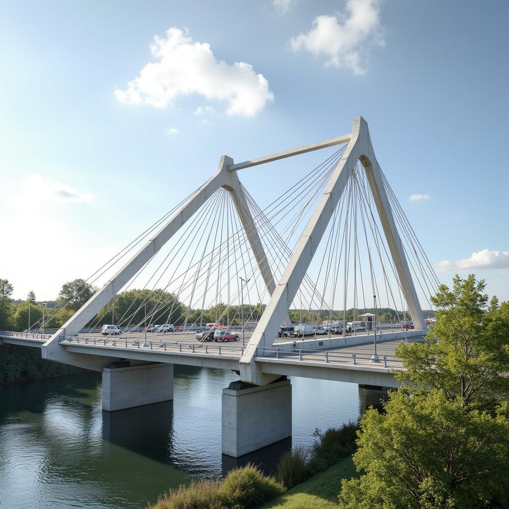 Neue Autobahnbrücke Leverkusen Architektur: Ein Blick auf die beeindruckende Stahl- und Betonkonstruktion