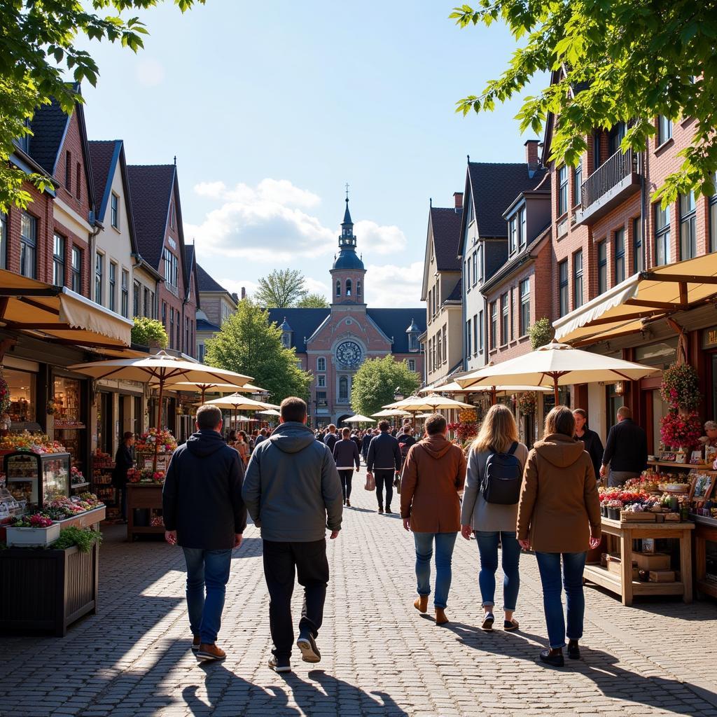 Marktplatz in Opladen Leverkusen