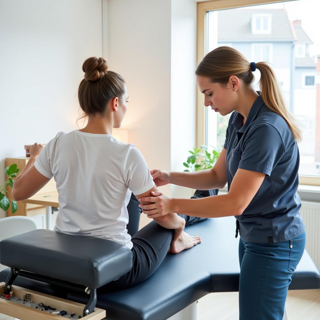 Physiotherapie in Leverkusen als Teil der 360 Grad Orthopädie.