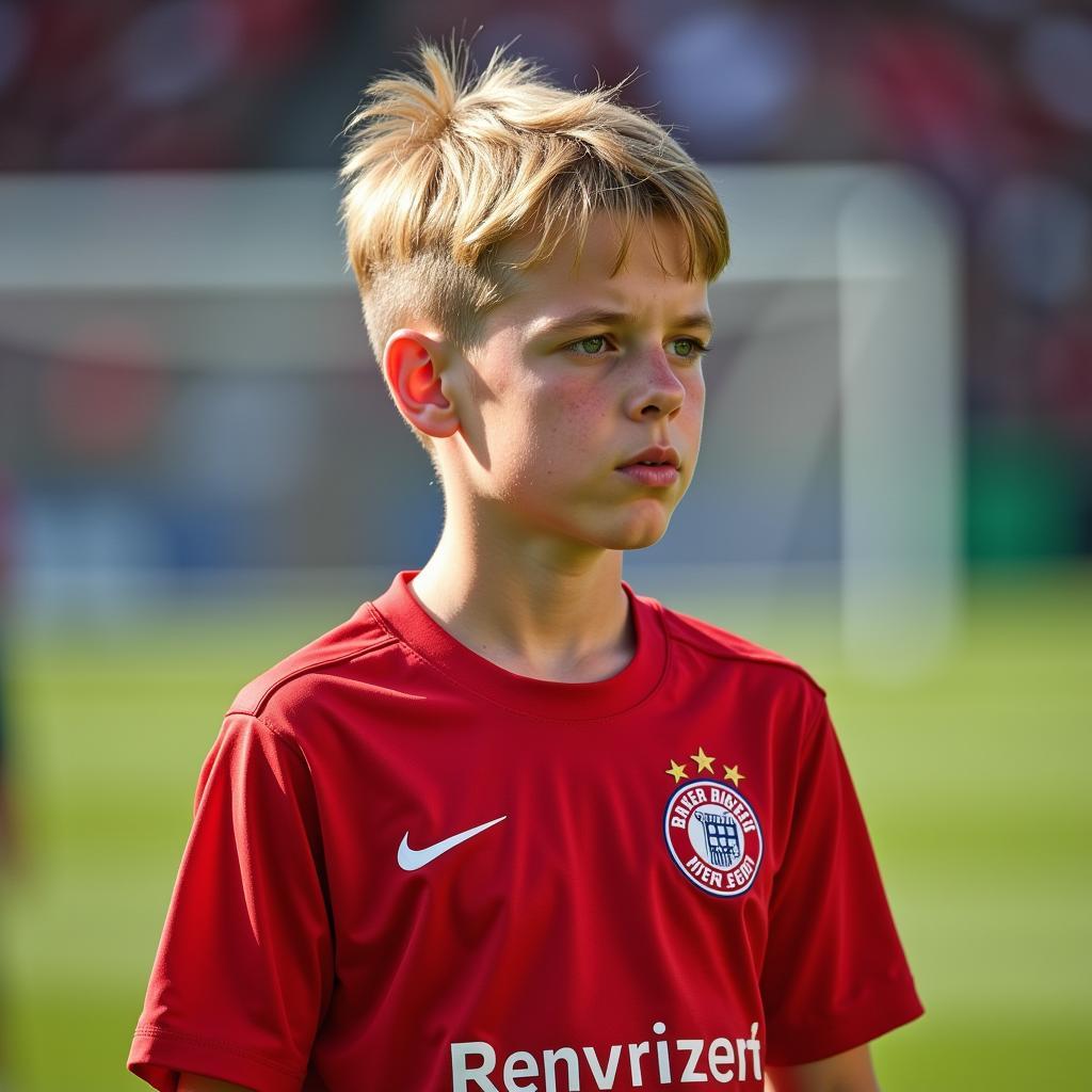 Patrick Bachmann in der Jugend von Bayer 04 Leverkusen