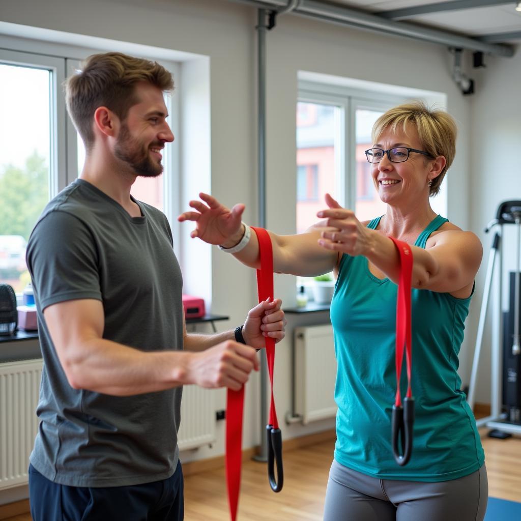 Physiotherapie Übungen in Leverkusen Schlebusch