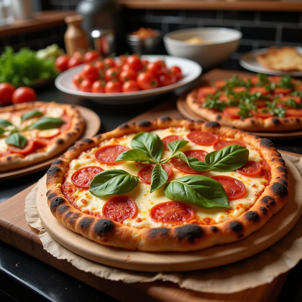 Pizza Leverkusen Schlebusch mit frischen Zutaten