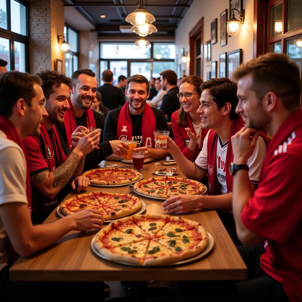 Pizza Milano Leverkusen für Fußballfans