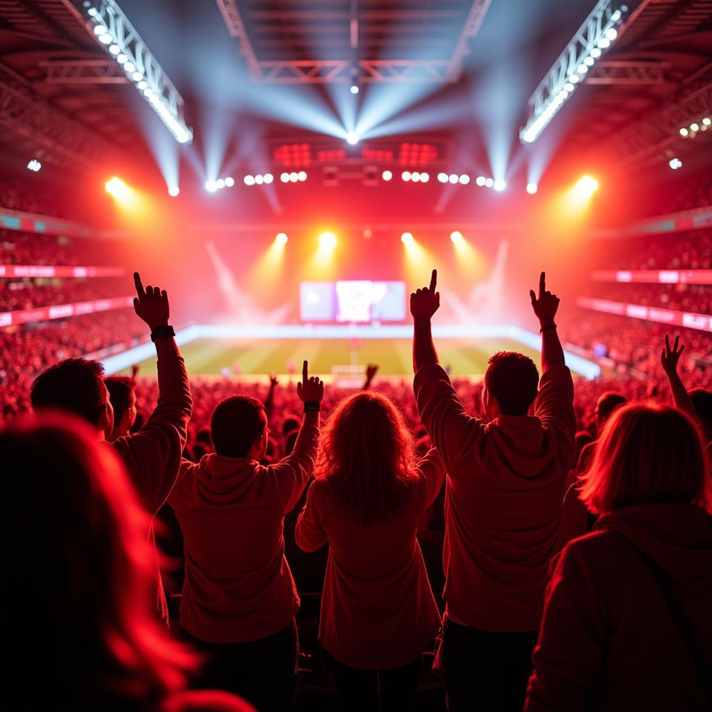 PK Leverkusen Fans in der BayArena