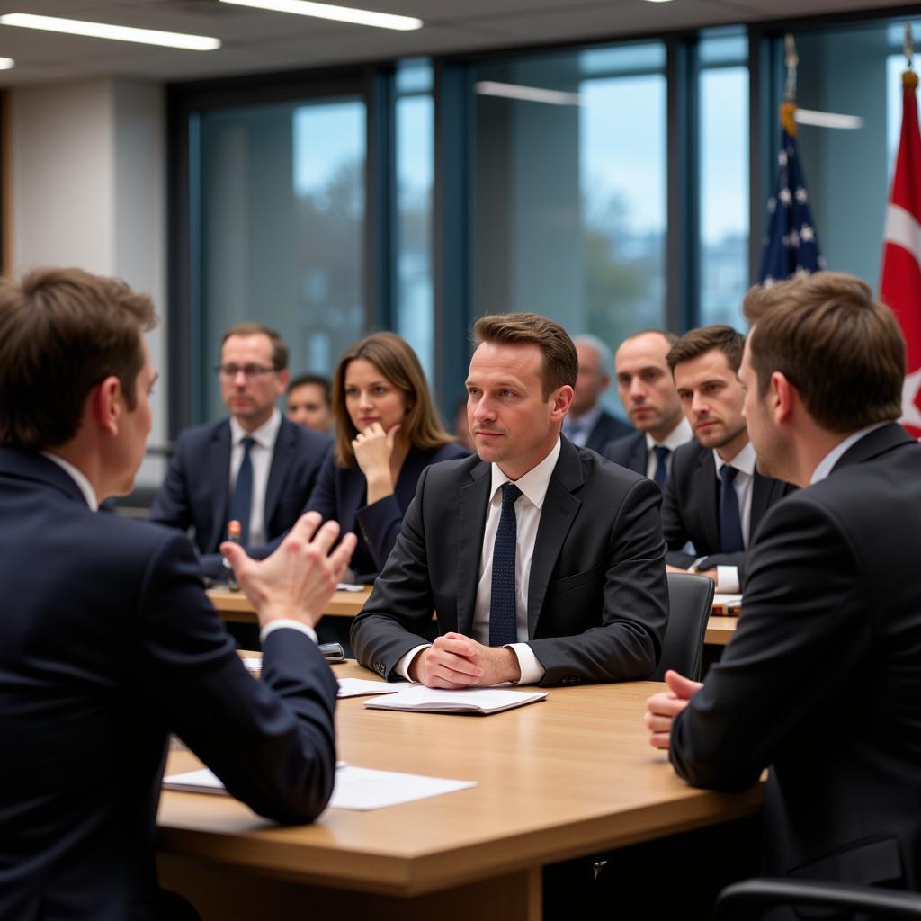 Politische Diskussion im Leverkusener Stadtrat