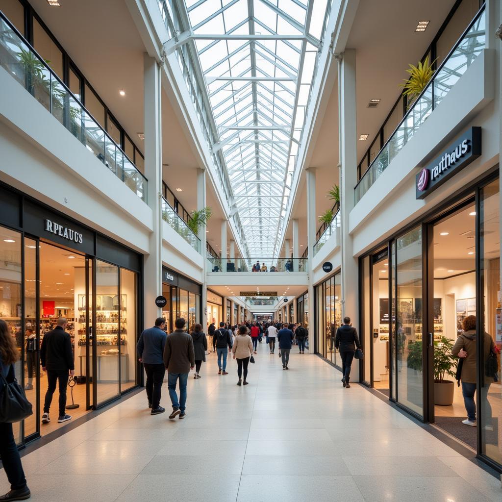 Einkaufen in der Rathaus Galerie Leverkusen