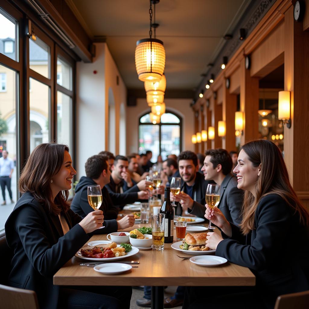 Restaurants und Cafés in der Rathaus Galerie Leverkusen