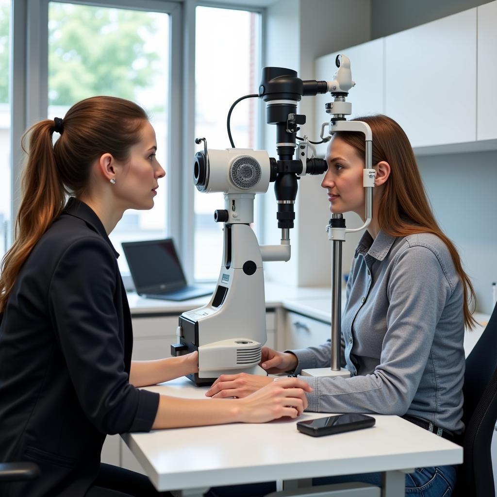 Regelmäßige Augenuntersuchung beim Augenarzt in Leverkusen Eusterholz