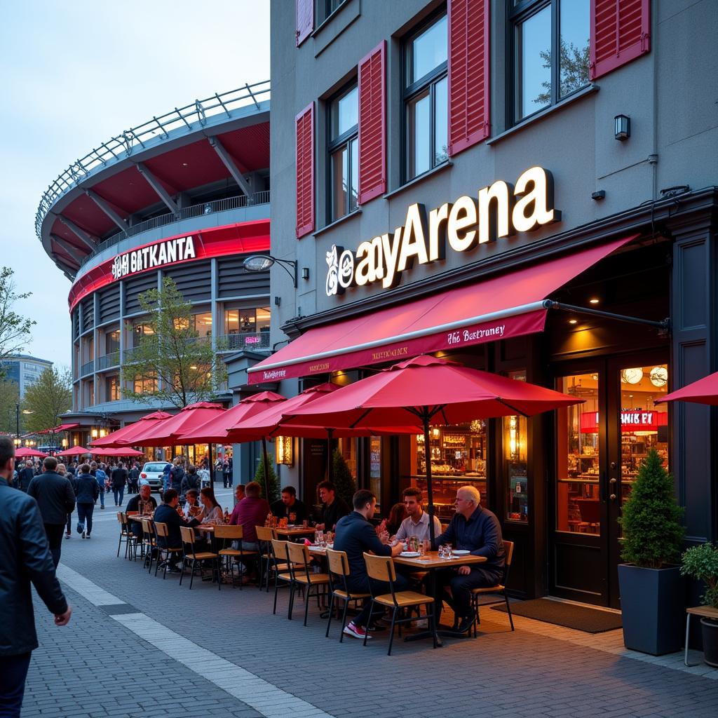 Restaurants in der Umgebung der BayArena