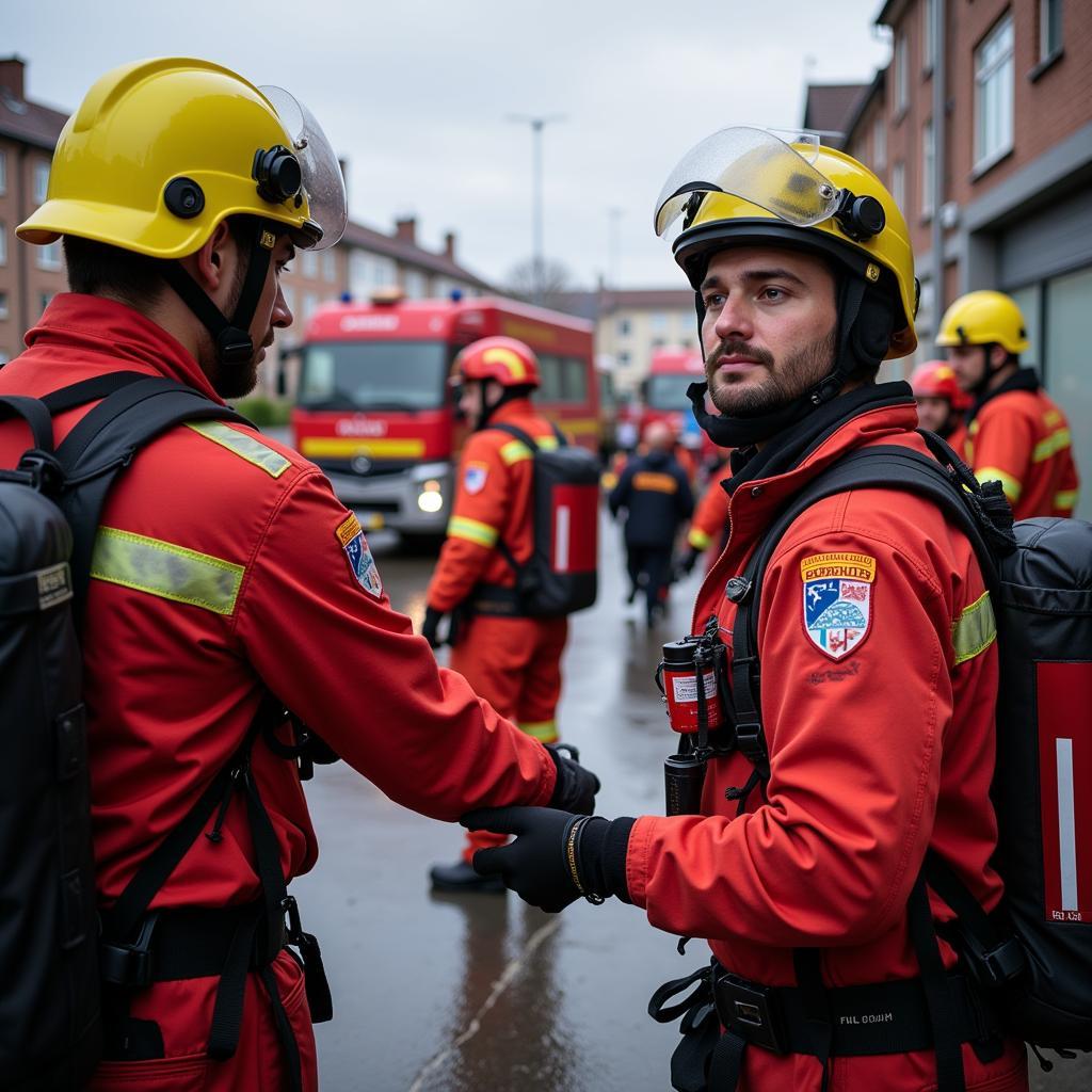 Rettungsdienst Leverkusen Team im Einsatz