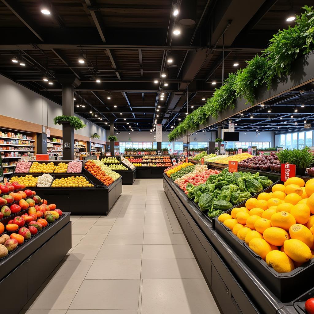 Frisches Obst und Gemüse im REWE Kaufpark Leverkusen