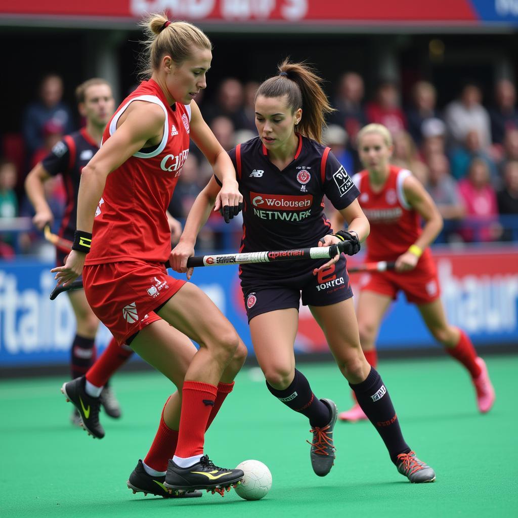 RTHC Leverkusen Hockey Mannschaft Spiel