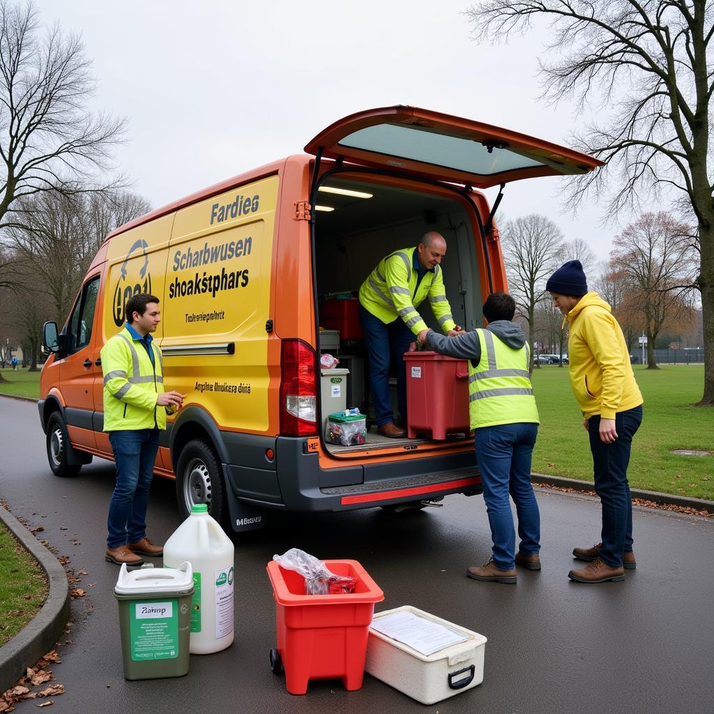 Schadstoffmobil Sammelstelle in Leverkusen