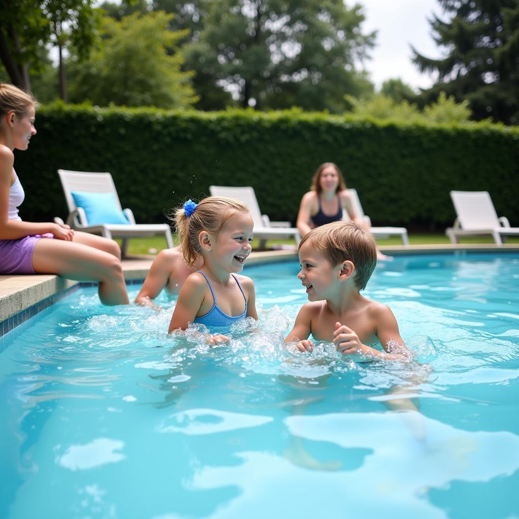 Familienspaß im Schwimmbad Leverkusen