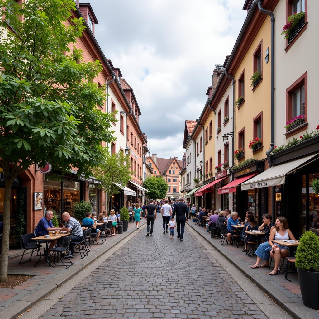 Shopping und Gastronomie in Schlebusch: Cafés, Restaurants und Geschäfte