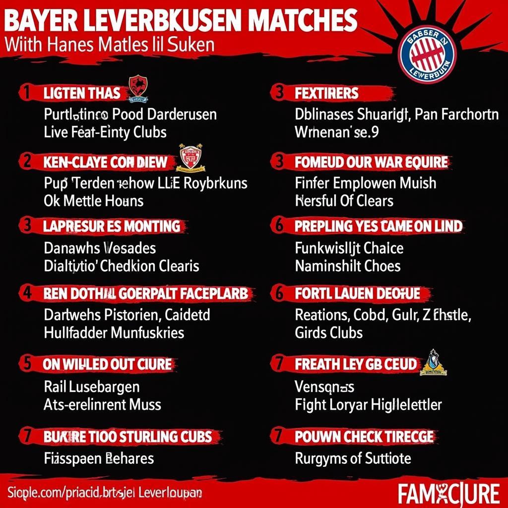 Spiele von Bayer Leverkusen verfolgen